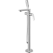 TRIZERATOP Freistehende Wannenarmatur mit Handbrause, DESSO CROMO
