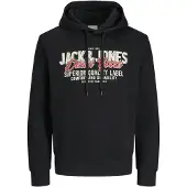 Jack & Jones Kapuzensweatshirt "JJELOGO SWEAT HOOD 2 COL 25/26 NOOS", mit stylischem Print