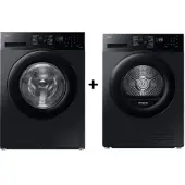 Samsung WW90CGC04 Waschmaschine + DV90DG52A0ABEG Wärmepumpentrockner Bundle