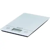 Adler AD3138W Digitale Küchenwaage 5kg Kapazität 1g Graduierung Weiß