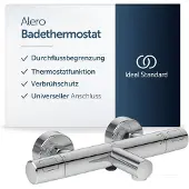 Ideal standard Alero Badethermostat Aufputz, Auslaufhöhe 163 mm – Chrom