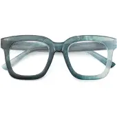 Charro El Carolina Uni-Erwachsene Brille, Grün marmoriert, +3,00