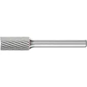 PFERD Hartmetall-Frässtift mit 6-mm-Schaft, Zylinderform ZYA-S, mit Stirnverzahnung, Zahnung 3