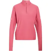 Adidas Rollkragenshirt PERFORMANCE "ADI365/// ZIP W", Damen, Gr. XL, pink (dual magenta), Obermaterial: 88% Polyester, 12% Elasthan, Rundhals, Shirts Rollkragenshirt