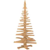 vidaXL Holz Weihnachtsbaum KOTKA 180 cm Massives Kiefernholz 42051484