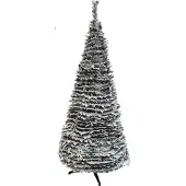 FDL Snowtree Spiral 120x40 cm 150LED warmweiß K2033 Trafo Kunstweihnachtsbaum (tweekleurig)