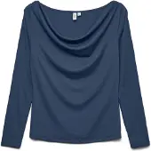 Vero Moda Bluse Ice 10340793 Dunkelblau Regular Fit