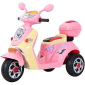 HOMCOM Kindermotorrad Kinderelektroauto Elektromotorrad Kinderfahrzeug mit Musik