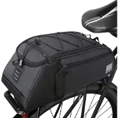 Merkloos Fahrradtasche für Gepäckträger – Wasserdicht – 8 Liter – Polyester – Mit Schultergurt