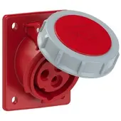 Pce 4132-9ttf78 CEE-Anbausteckdose schräg (70x85mm) 16A 3p 9h IP67 TT 41329ttf78