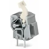Wago 257-853 Anreihbare Leiterplattenklemme,Drücker,2,5 mm2,lichtgrau 257853 - 100 Stück