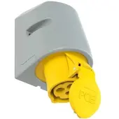 Pce 113-4tt CEE-Wandsteckdose 16A 3p 4h IP44 TT 1134tt