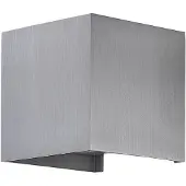 Arcchio Wandlampe Zuzana , dimmbar, alu / grau / zink, für Wohn- / Esszimmer, Aluminium, Modern, Wandleuchte, Wandlampe Innen