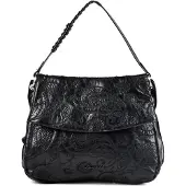 Desigual Vielseitige schwarze Damentasche: Umwandelbar zum Rucksack, stilvoll & praktisch