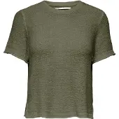 ONLY Kurzarmpullover "ONLSUNNY S/S PULLOVER NOOS KNT" Kunstfaser, regular fit