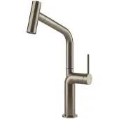 Gessi Stelo 60313 Einhebelmischer mit Schwenkarm und Auszugsbrause mit 2 Strahlfunktionen