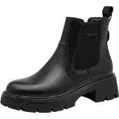 Tamaris Damen Elegante Stiefelette Chelsea 1-25807-47 Schwarz