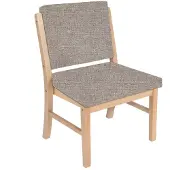 Einrichtungsdesign24 Stuhl für Schwergewichtige bis 250kg Alexander XXL Adipositas Schwerlaststuhl CleanStoff Sensa Creme
