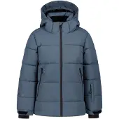 Icepeak Jungen Skijacke Louin – wasserdicht, winddicht, atmungsaktiv, warm isoliert, abnehmbare Kapuze