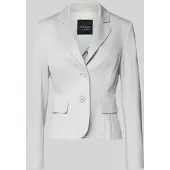 Marc Cain Taillierter Stretch-Blazer mit Klappen in Vapor Blue | Gr.: 40