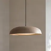 LINDBY Hängelampe Florie , creme / amber, für Wohn- / Esszimmer, Metall, Modern, Pendelleuchte