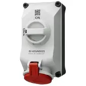 MENNEKES 5703506H Wandsteckdose DUO R 32A5P6h 400V IP44