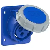 Pce 4132-6ttf87 CEE-Anbausteckdose schräg (75x85mm) 16A 3p 6h IP67 TT 41326ttf87