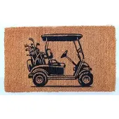Mars & More Kokos Fußmatte handgefertigt golfwagen 75cm