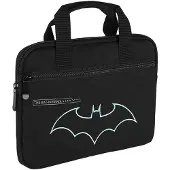 Batman Schultasche Schwarz (18 x 2 x 25 cm)