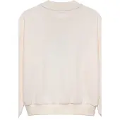 Tommy Hilfiger Girls Tommy Flock Flower Crew Ancient White Größe: 12Y | Strickjacken Outlet | kids | Weiß