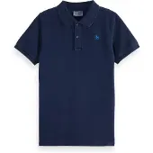 Scotch & Soda Core Garment Dyed Pique Kurzarm-poloshirt