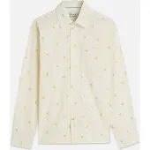 Scotch & Soda Printed Seersucker Relaxedfit Shirt White Traditional Größe: M | Casual hemden Outlet | Herren | Weiß