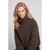 Pieces Blouson "PCSIF JACKET NOOS BC", Damen, Gr. S, braun (hot fudge), Web, Obermaterial: 100% Polyester, unifarben, normal, Jacken Blouson, Kunstfaser