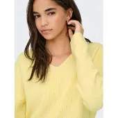 ONLY "ONLCAMILLA V-NECK L/S PULLOVER KNT NOOS" Materialmix, regular fit
