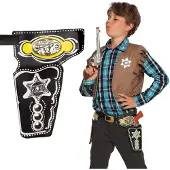 Boland cowboyholster doppelt Deputy braun