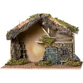 Ksd Weihnachtskrippe natur l48b22h32 cm natur (naturel)