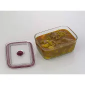 Markenlos Glasbehälter 800 ml – luftdicht, BPA-frei, Ofen, Mikrowelle, Gefrierschrank, Spülmaschine