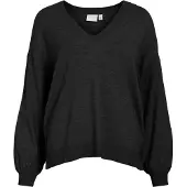 Vila Vicomfy L/S V-Neck Oversize Knit Top/Pb