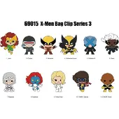 MONOGRAM Marvel 3D PVC-Taschenanhänger X-men Classic Serie 3 Display (24)