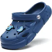 Merkloos Kinderschuhe, Gartenschuhe/Clogs – Haifisch-Design, blau