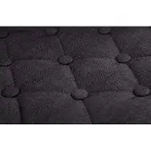 CLP 2er Set Barhocker Dublin Stoff höhenverstellbar und drehbar | Farbe schwarz