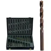 Projahn Spiralbohrer-Set BASIC, HSS-Co, 170-teilig, Ø 1–10 mm / 0,5 mm Schritte, im Bohrer-Magazin