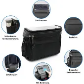 Markenlos Lenkertas - Rahmen Tasche Fahrrad - Fahrradtasche Lenkertasche - Lenkertasche E-Bike