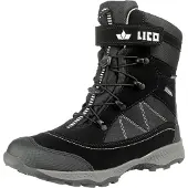 Lico Stiefel "Winterboot Sundsvall VS", Jungen, Gr. 35, schwarz, Synthetik, Schuhe Stiefel