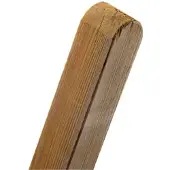 WOODTEX Pfosten Kiefer KDI mit Rundkopf 210 cm Lang
