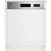 Beko BDSN16O44W Geschirrspüler (teilintegrierbar, 598 mm breit, 44 dB (A), C)