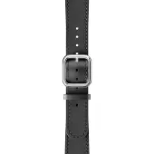 Withings Smartwatch-Armband "Leather Wristband 18mm für ScanWatch Light, ScanWatch2 38mm" Steel HR 36mm, Move, Move ECG, Steel - Material: Kalbsleder, Edelstahl