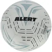 Alert Fussball Luxus weiss grau