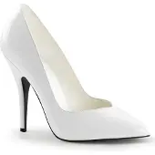 Pleaser SEDUCE-420V Damen Pumps von , Weiß , EU 35, US 5