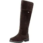 Remonte Winterstiefel , Damen, Gr. 38, Textil, Varioschaft, braun, Leder, Basic, Schuhe Winterstiefel, Langschaftstiefel mit TEX-Membrane, mit zwei Reißverschlüssen